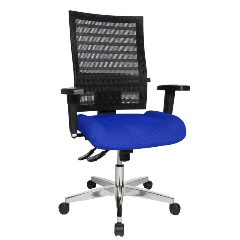 Topstar bureaustoel P 91 NET, draaibaar, rood, netstof